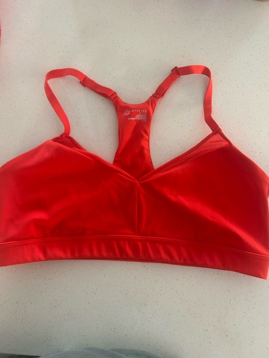 aerie Other - OFFLINE By Aerie Goals Mesh V-Neck Sports Bra size L Perfect condition